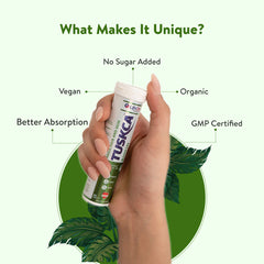 TUSKCA Biotin supplement for healthy nails. Revives weak and brittle nails.