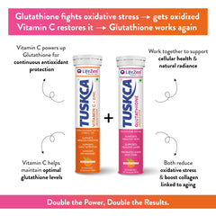 Skin Care duo - Tuskca Glutathione + Tuskca Vitamin C