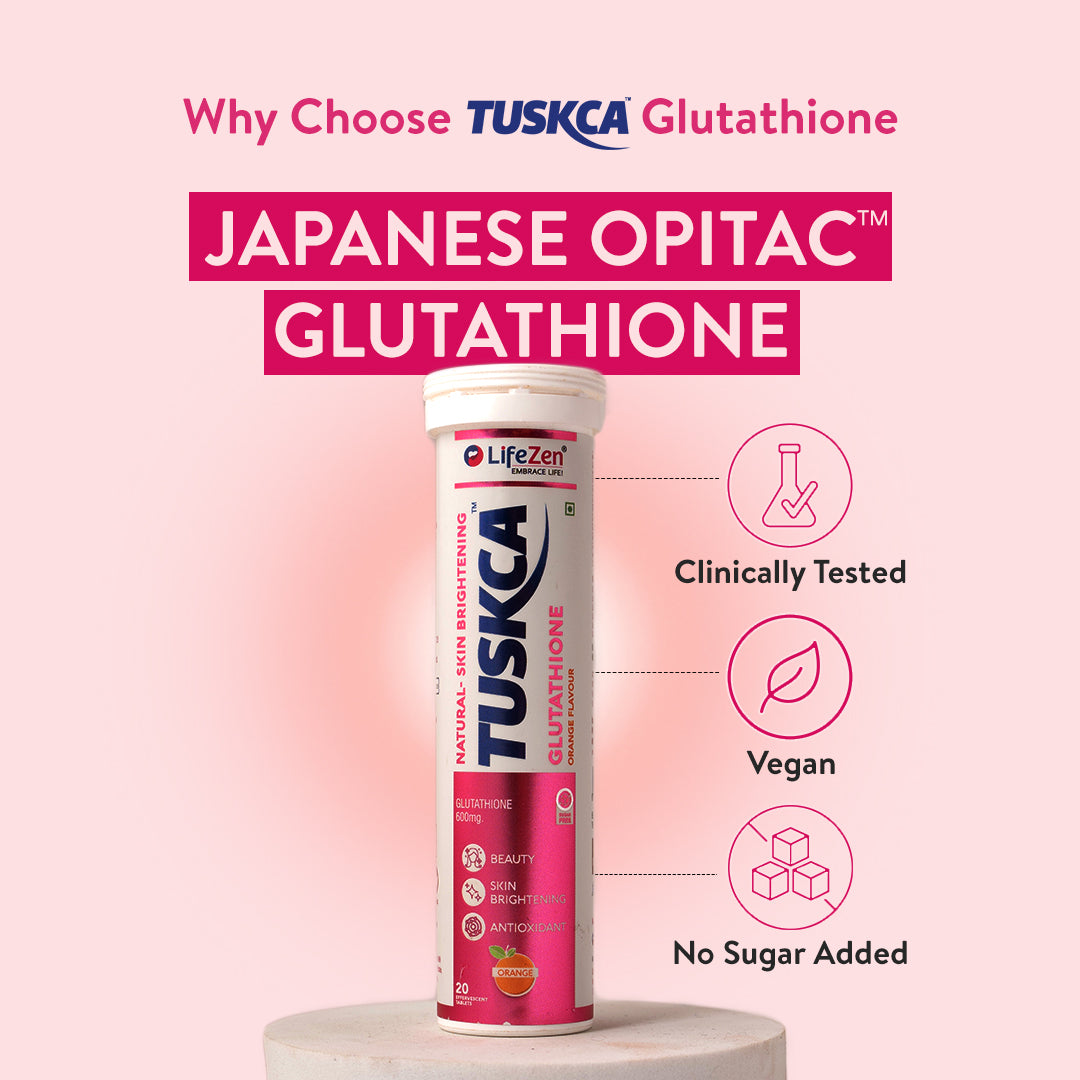 Reasons to choose Tuskca Glutathione - Japanese Opitac Glutathione.