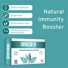 Immuwin Natural Immunity Booster - Supports Immunity & Antiviral Protection for All Ages