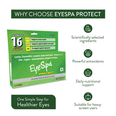 EyeSpa Protect | Advanced Eye Health Supplement with Lutein, Zeaxanthin, & Vitamins A, C, E