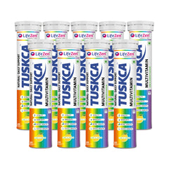 Tuskca Multivitamin with 20+ Vitamins & Minerals - Daily Energy & Immunity Support for Men & Women