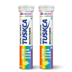 Tuskca Multivitamin with 20+ Vitamins & Minerals - Daily Energy & Immunity Support for Men & Women