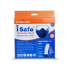 Isafe Face Mask - 100% Cotton 7 Layers Breathable, Anti-dust, Anti-pollution & Reusable