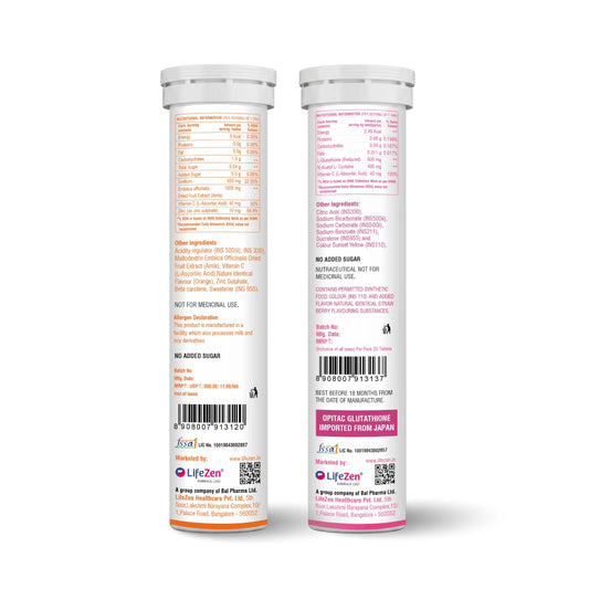 Skin Care duo - Tuskca Glutathione + Tuskca Vitamin C