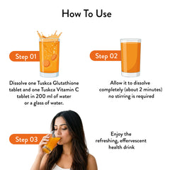 Skin Care duo - Tuskca Glutathione + Tuskca Vitamin C