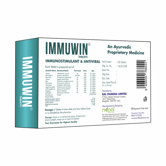 Immuwin Natural Immunity Booster - Supports Immunity & Antiviral Protection for All Ages