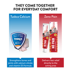 Pain Management Combo - Zenopain gel + Tuskca Calcium