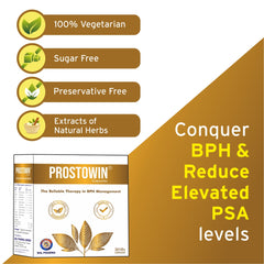 Prostowin Capsules - Supports Bladder Relief, Urinary Flow, Prostate Enlargement, Inflammation, Burning