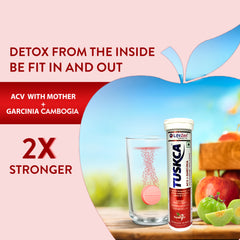Tuskca Apple Cider Vinegar with Garcinia cambogia and Pomegranate - Supports Weight Management and Boost Metabolism