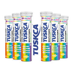 Tuskca Multivitamin with 20+ Vitamins & Minerals - Daily Energy & Immunity Support for Men & Women